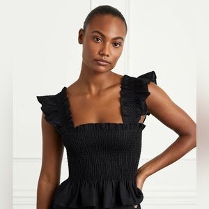 Hill House Home Paz Black Poplin Top